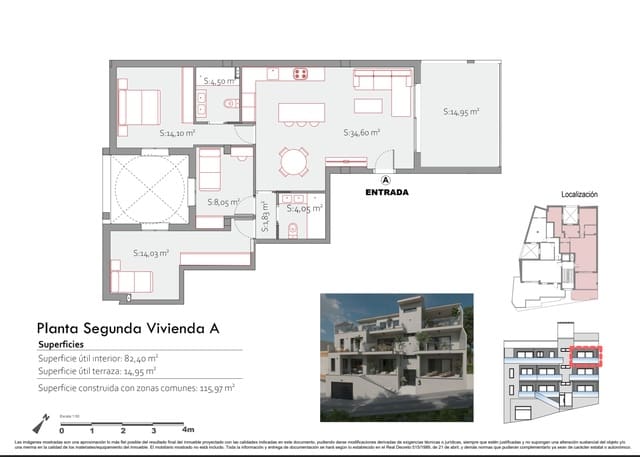3 sovrum Lägenhet till salu i Benahavís pueblo, Benahavís med pool garage - 690 000 € (Ref: 9861630)