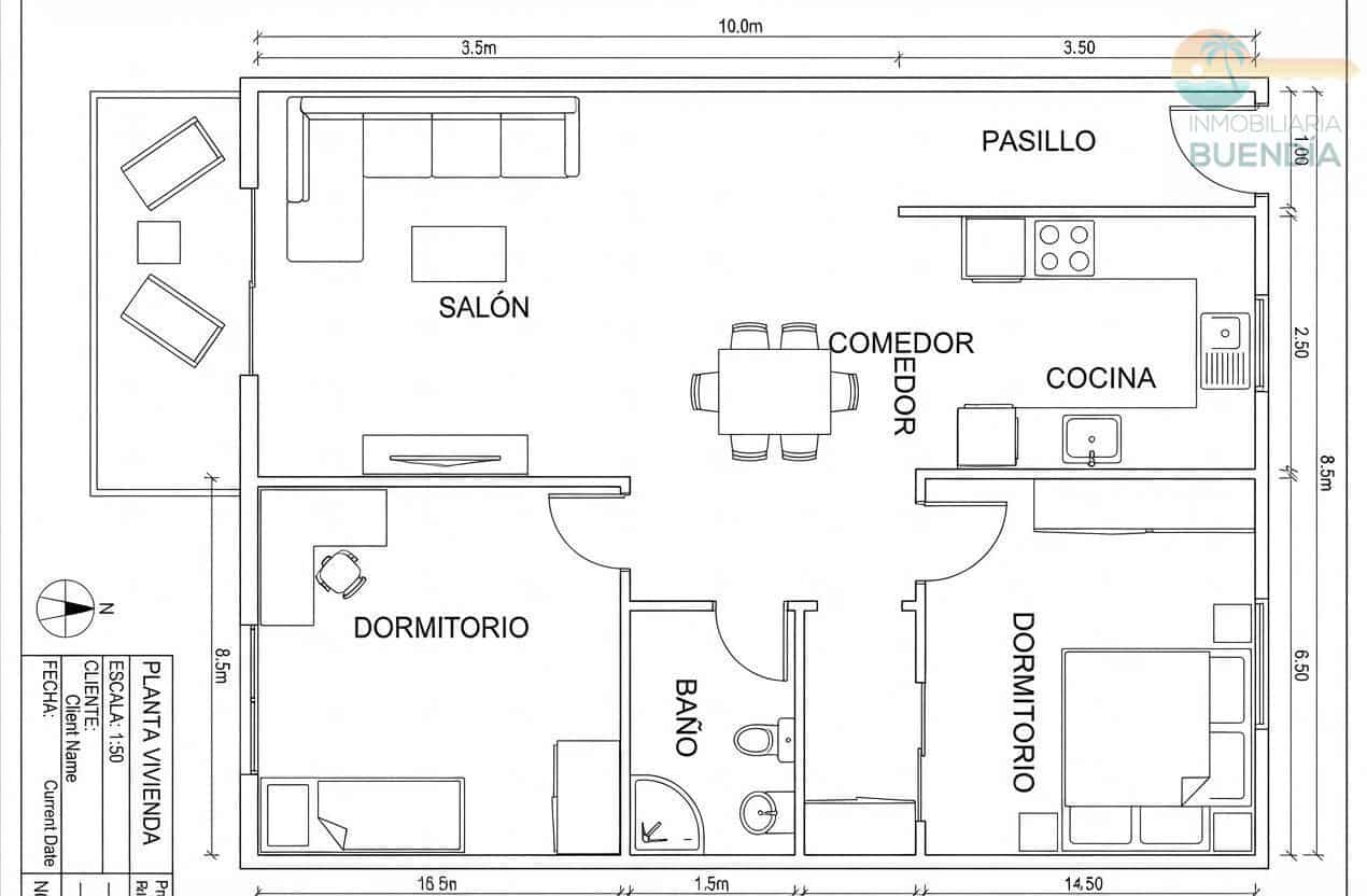2 makuuhuone Huoneisto myytävänä paikassa Puerto de Mazarron - 129 990 € (Ref: 10029448)