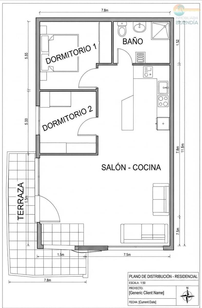 2 soverom Leilighet til salgs i Alamillo - € 210 000 (Ref: 10044914)