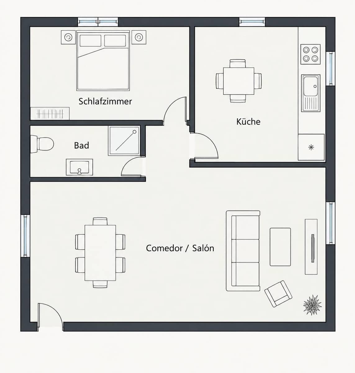 3 sypialnia Apartament na sprzedaż w Puerto de Mazarron z garażem - 250 000 € (Ref: 10136181)