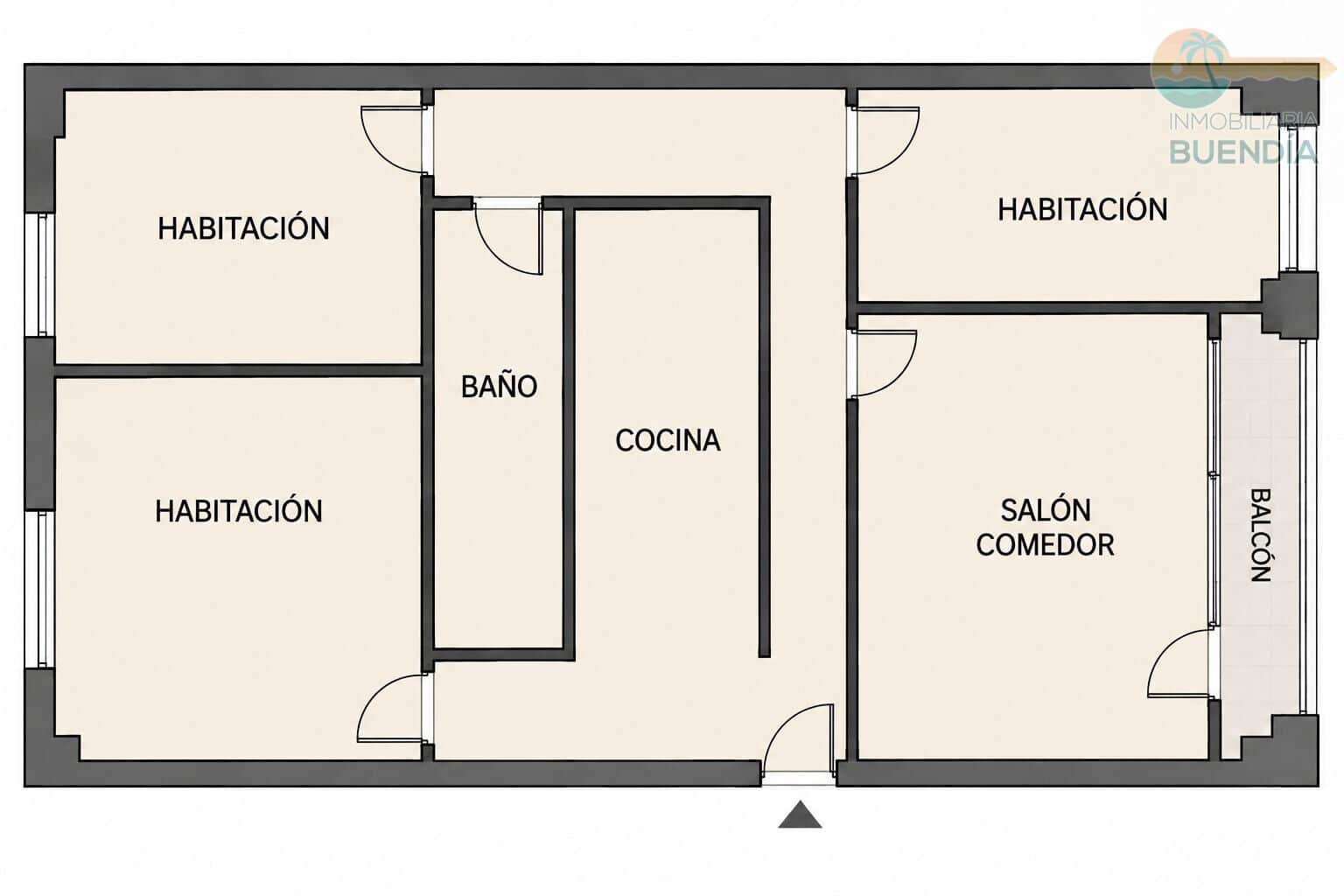 3 chambre Appartement à vendre à Puerto de Mazarron - 124 900 € (Ref: 10136182)