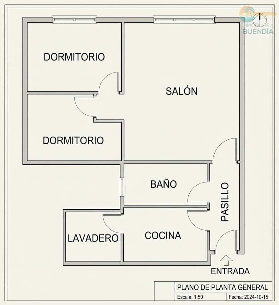 2 Zimmer Wohnung zu verkaufen in Puerto de Mazarron - 159.000 € (Ref: 10142472)