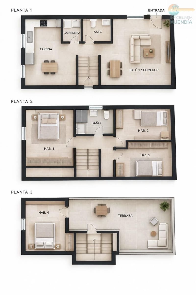 4 Zimmer Apartment zu verkaufen in Puerto de Mazarron - 128.000 € (Ref: 10147246)