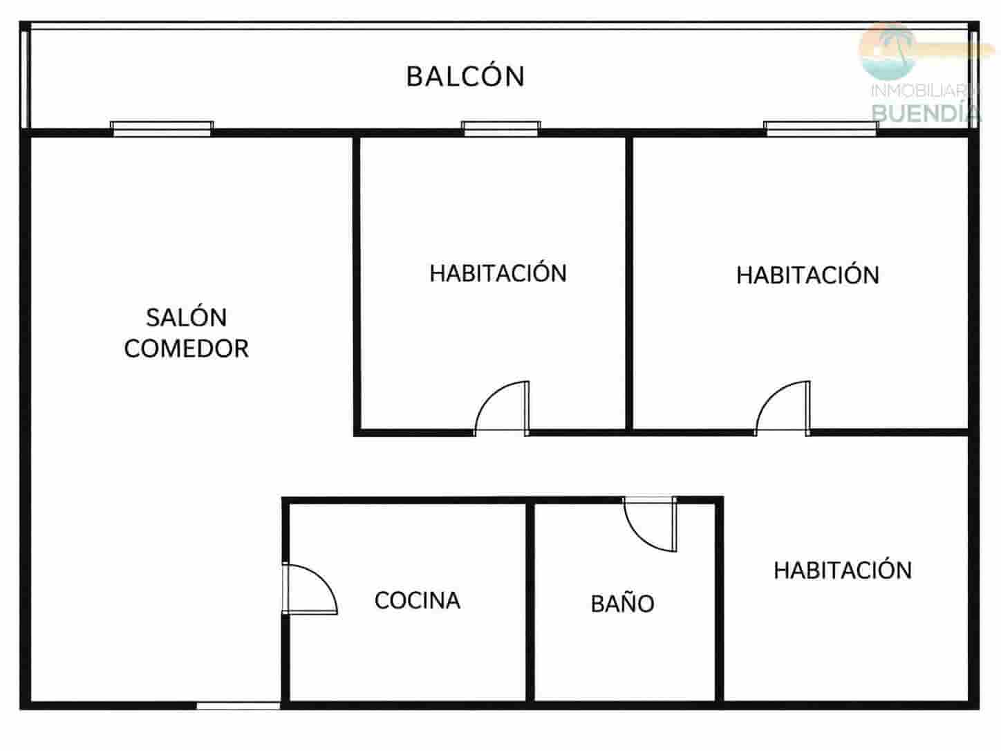 3 camera da letto Appartamento in vendita in Puerto de Mazarron con garage - 255.000 € (Rif: 10147247)