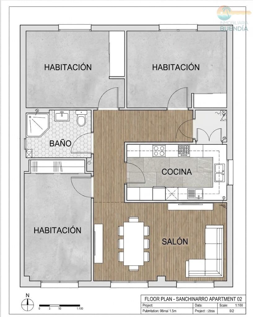 3 soveværelse Lejlighed til salg i Puerto de Mazarron - € 210.000 (Ref: 10177306)