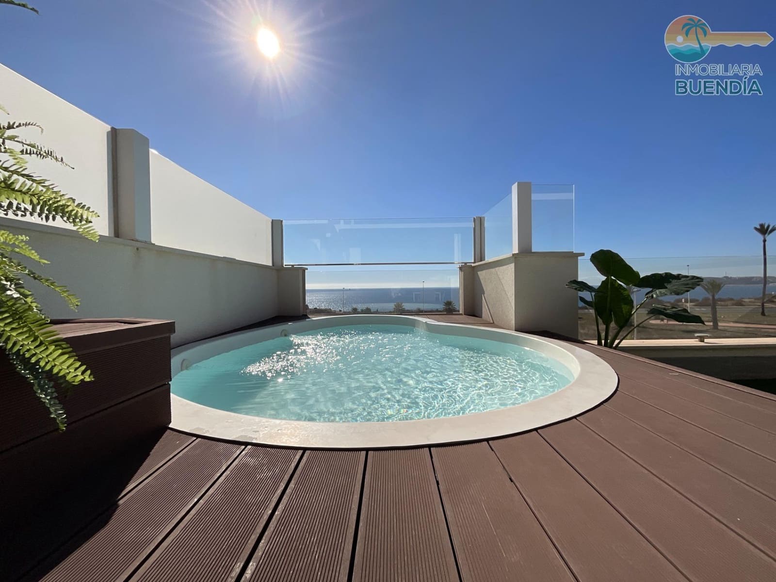 Ático de 2 habitaciones en Puerto de Mazarron en venta con piscina - 342.000 € (Ref: 10180723)