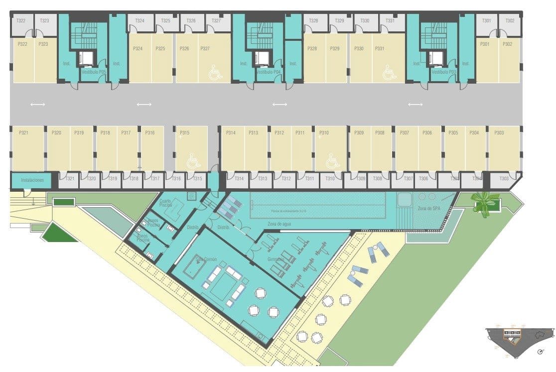 3 sypialnia Mieszkanie na sprzedaż w Dehesa de Campoamor z basenem garażem - 351 600 € (Ref: 7188885)