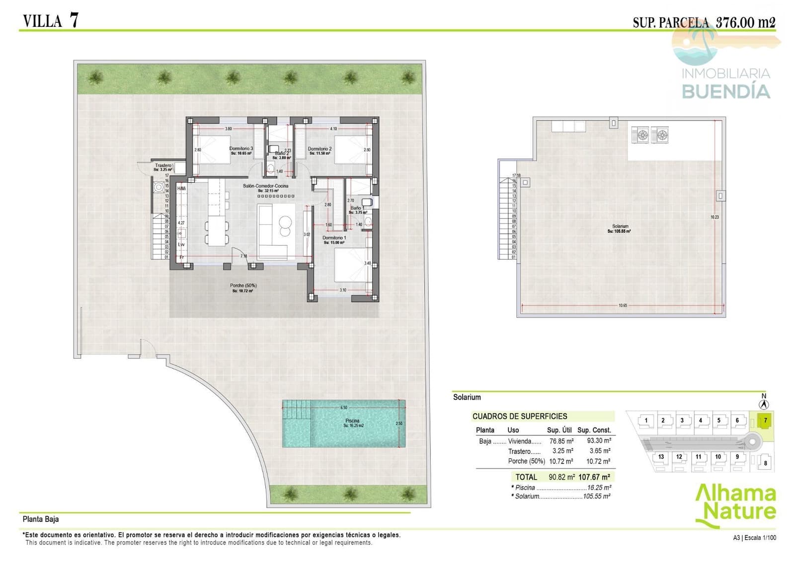 3 sovrum Villa till salu i Condado de Alhama med pool - 305 900 € (Ref: 7507710)