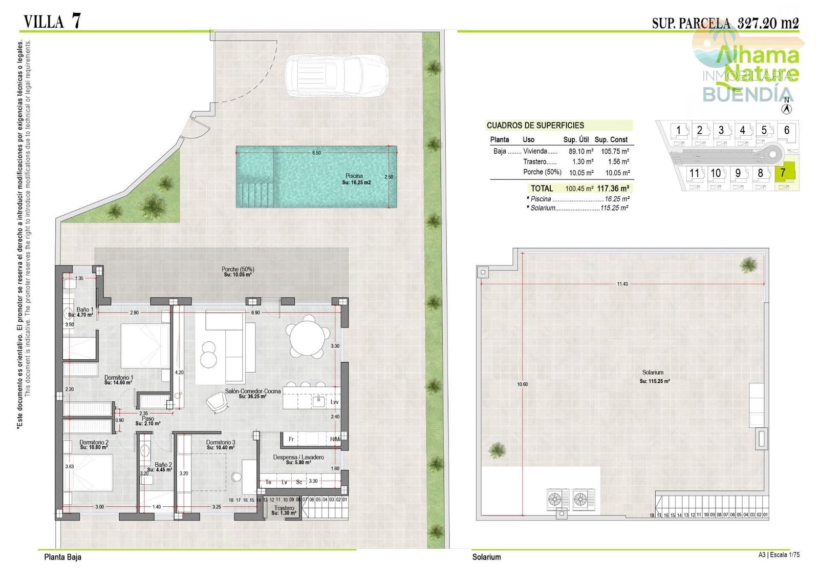 3 sovrum Villa till salu i Condado de Alhama med pool - 305 900 € (Ref: 7507710)