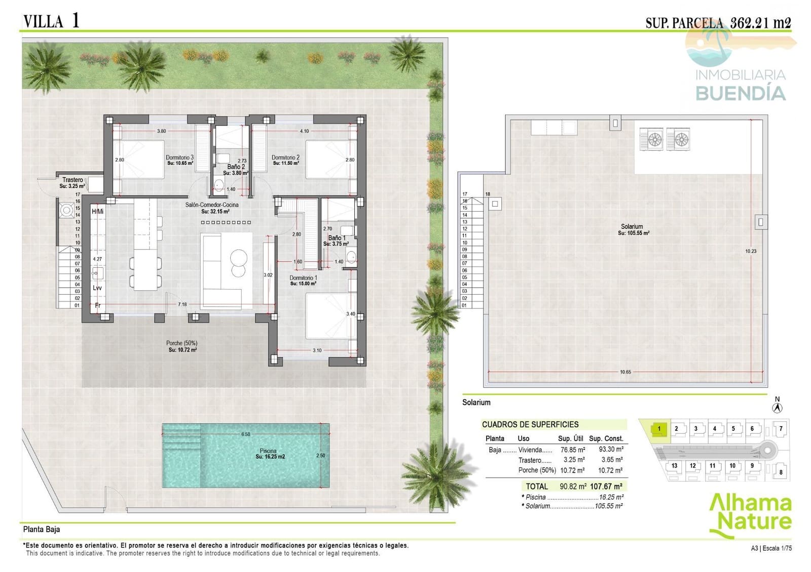 3 sovrum Villa till salu i Condado de Alhama med pool - 305 900 € (Ref: 7507710)