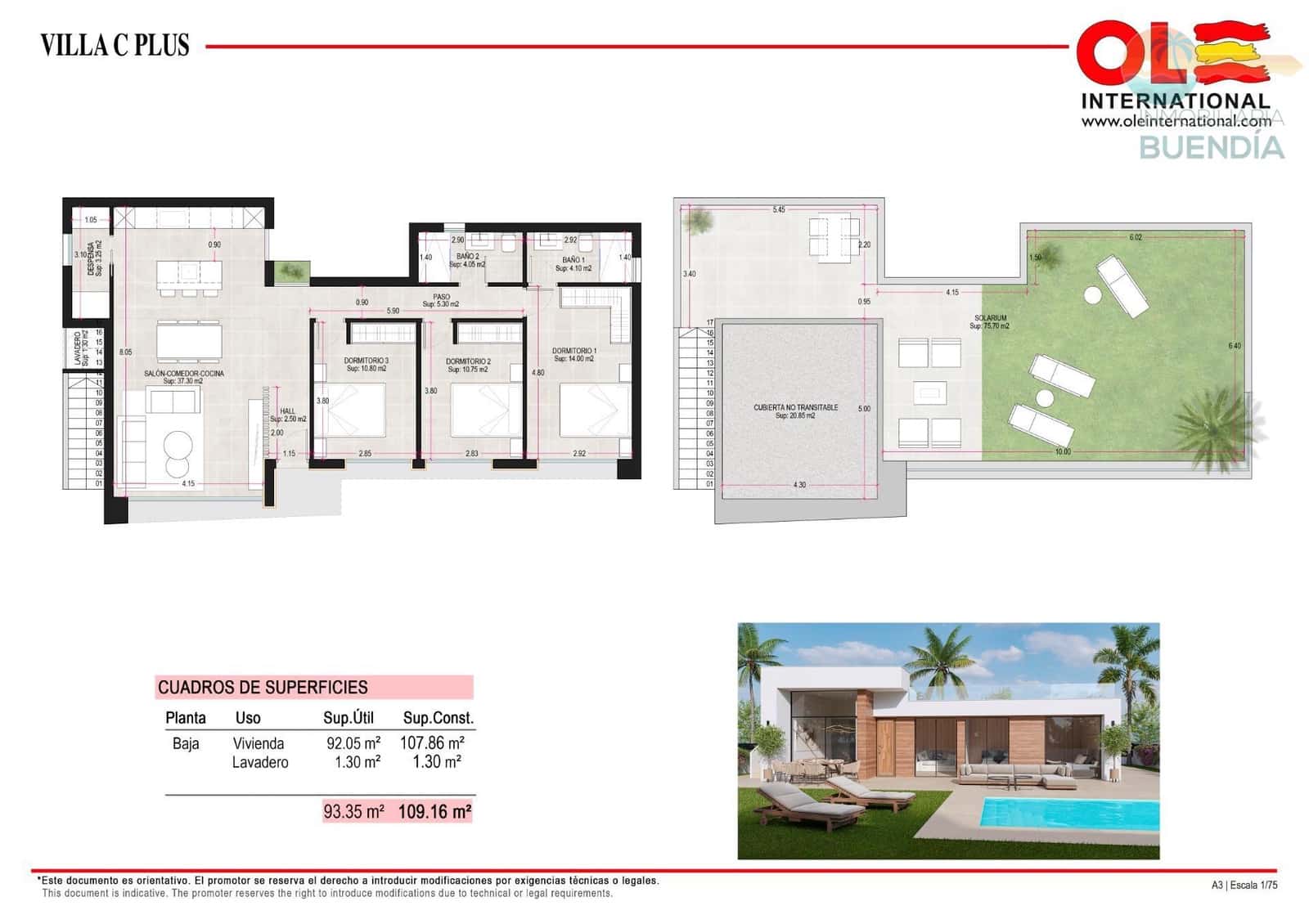 3 bedroom Villa for sale in Condado de Alhama with pool garage - € 305,900 (Ref: 7507710)