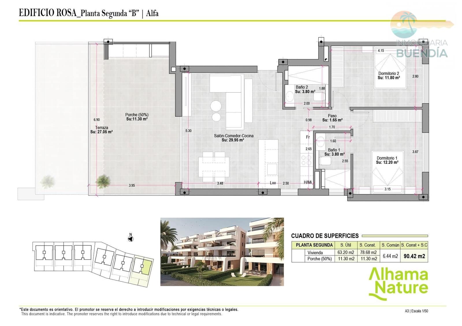 2 sypialnia Apartament na sprzedaż w Condado de Alhama z basenem - 189 000 € (Ref: 7513383)