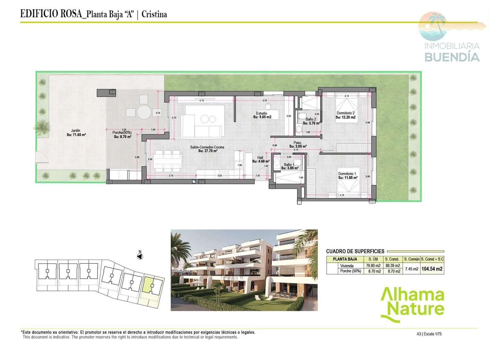 2 sypialnia Apartament na sprzedaż w Condado de Alhama z basenem - 189 000 € (Ref: 7513383)