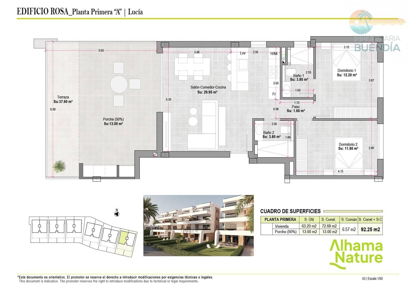 2 sypialnia Apartament na sprzedaż w Condado de Alhama z basenem - 189 000 € (Ref: 7513383)