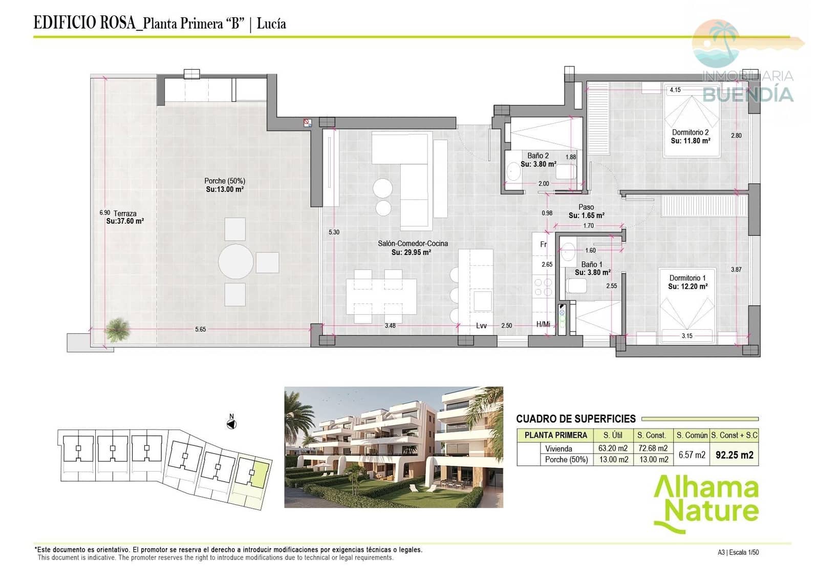 2 sypialnia Apartament na sprzedaż w Condado de Alhama z basenem - 189 000 € (Ref: 7513383)