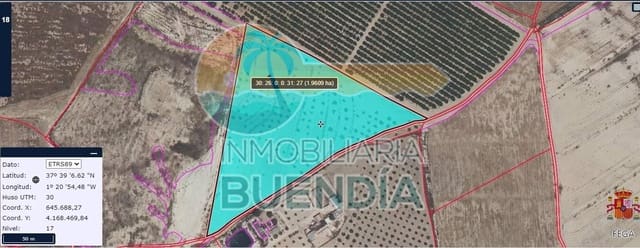 Undeveloped Land for sale in Mazarrón - € 65,000 (Ref: 7546601)