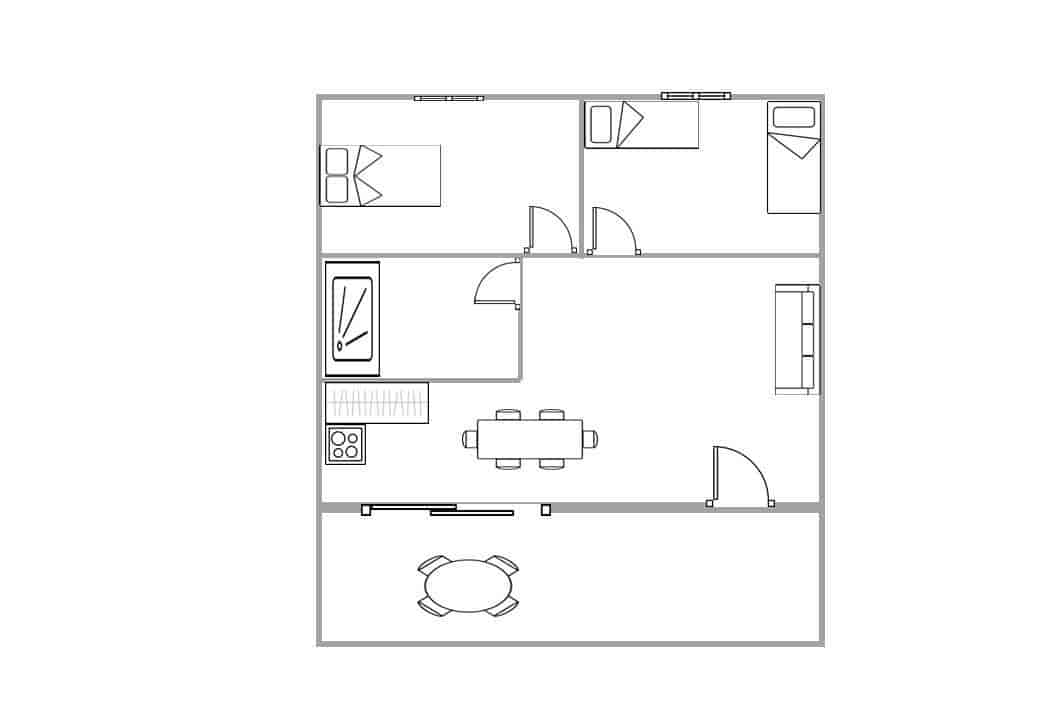 2 Zimmer Apartment zu vermieten in Alamillo - 1.300 € (Ref: 7994421)