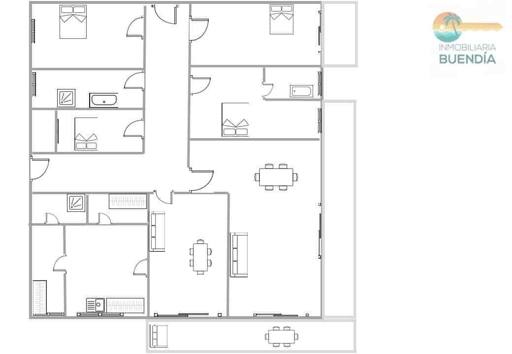 4 soveværelse Villa til salg i Puerto de Mazarron med garage - € 497.000 (Ref: 8213548)