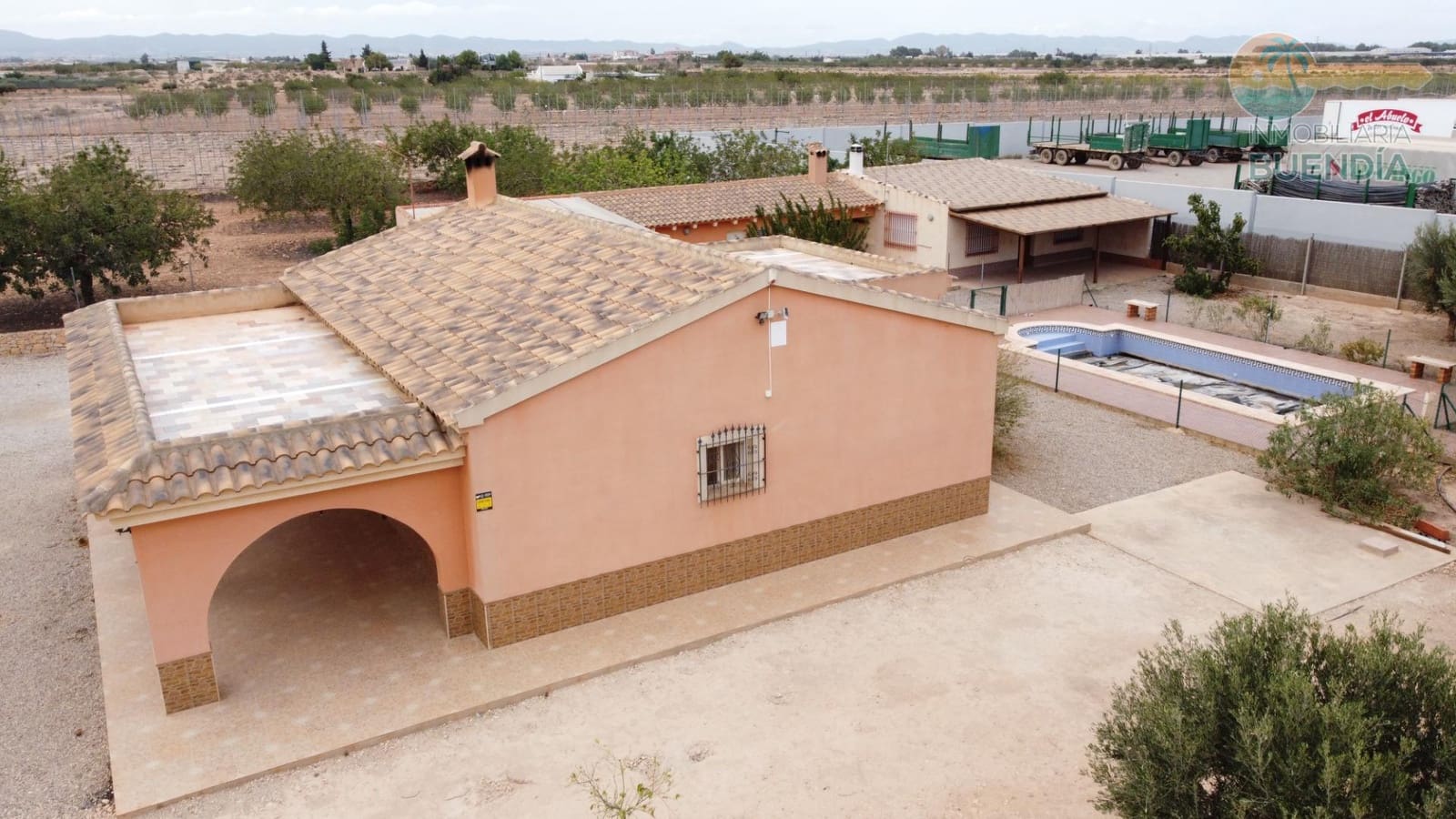 4 soverom Finca/Herregård til salgs i Fuente Alamo de Murcia med svømmebasseng garasje - € 250 000 (Ref: 8511797)