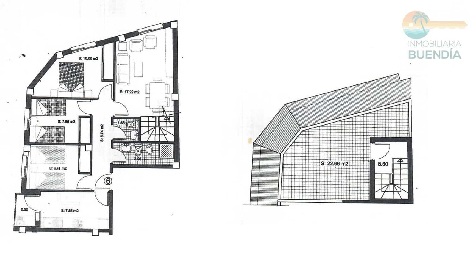 3 camera da letto Attico in vendita in Mazarron - 135.000 € (Rif: 8827443)