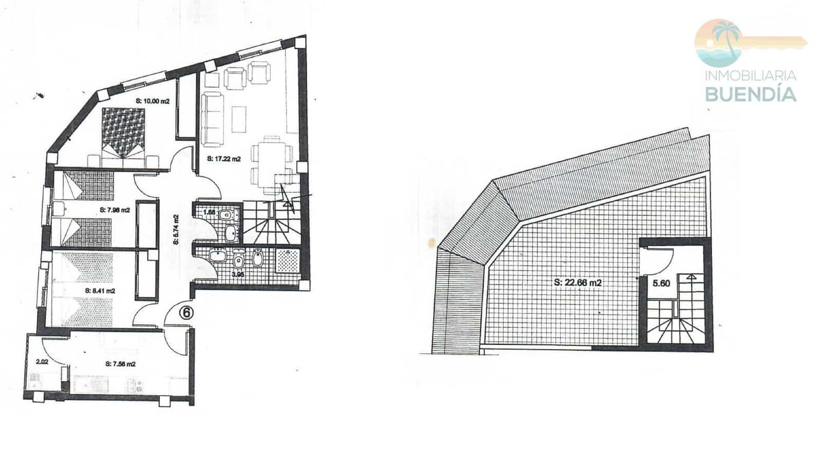 3 bedroom Penthouse for sale in Mazarron - € 129,900 (Ref: 8827443)