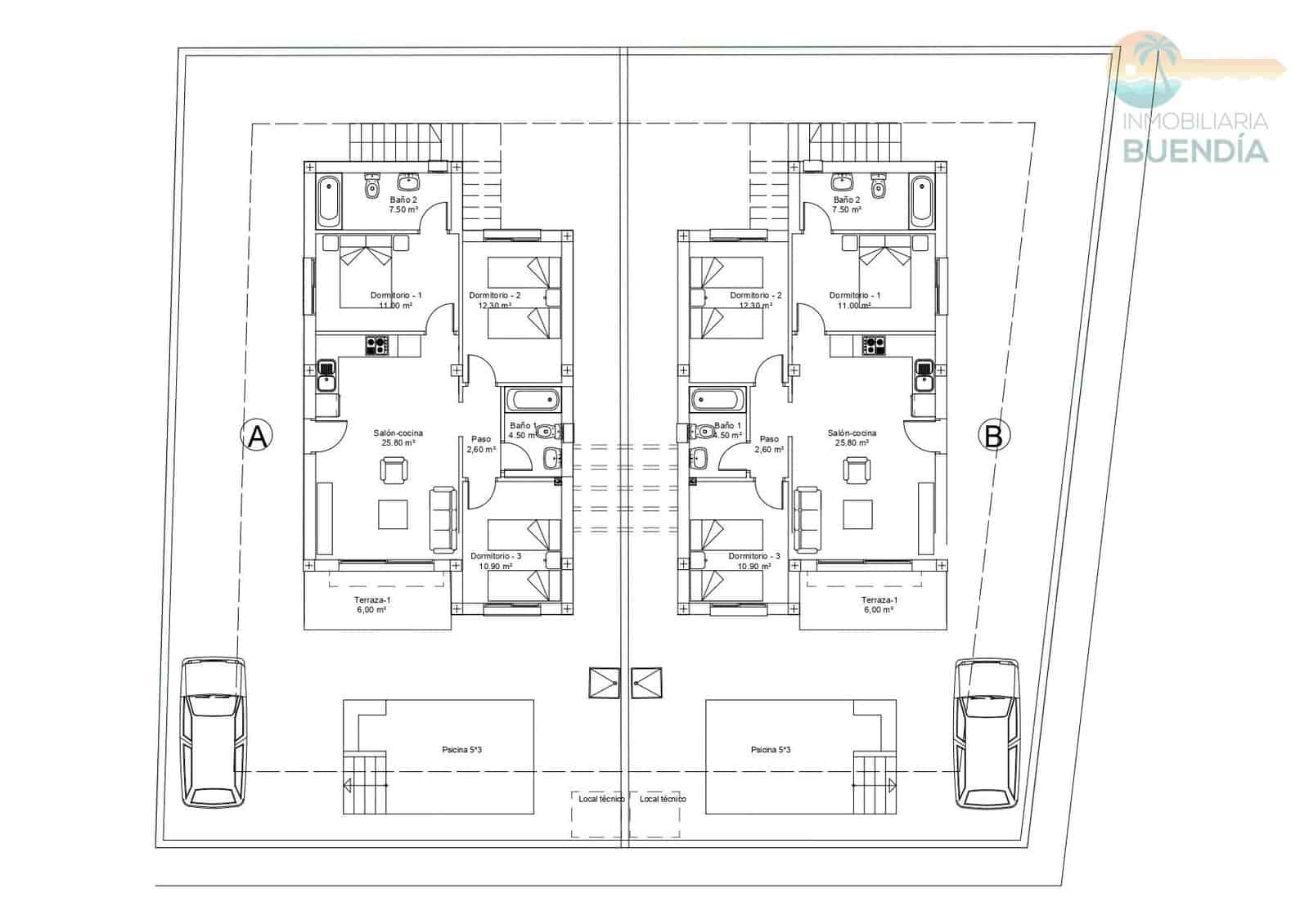 3 sypialnia Willa na sprzedaż w Mazarron z basenem - 249 000 € (Ref: 8869903)