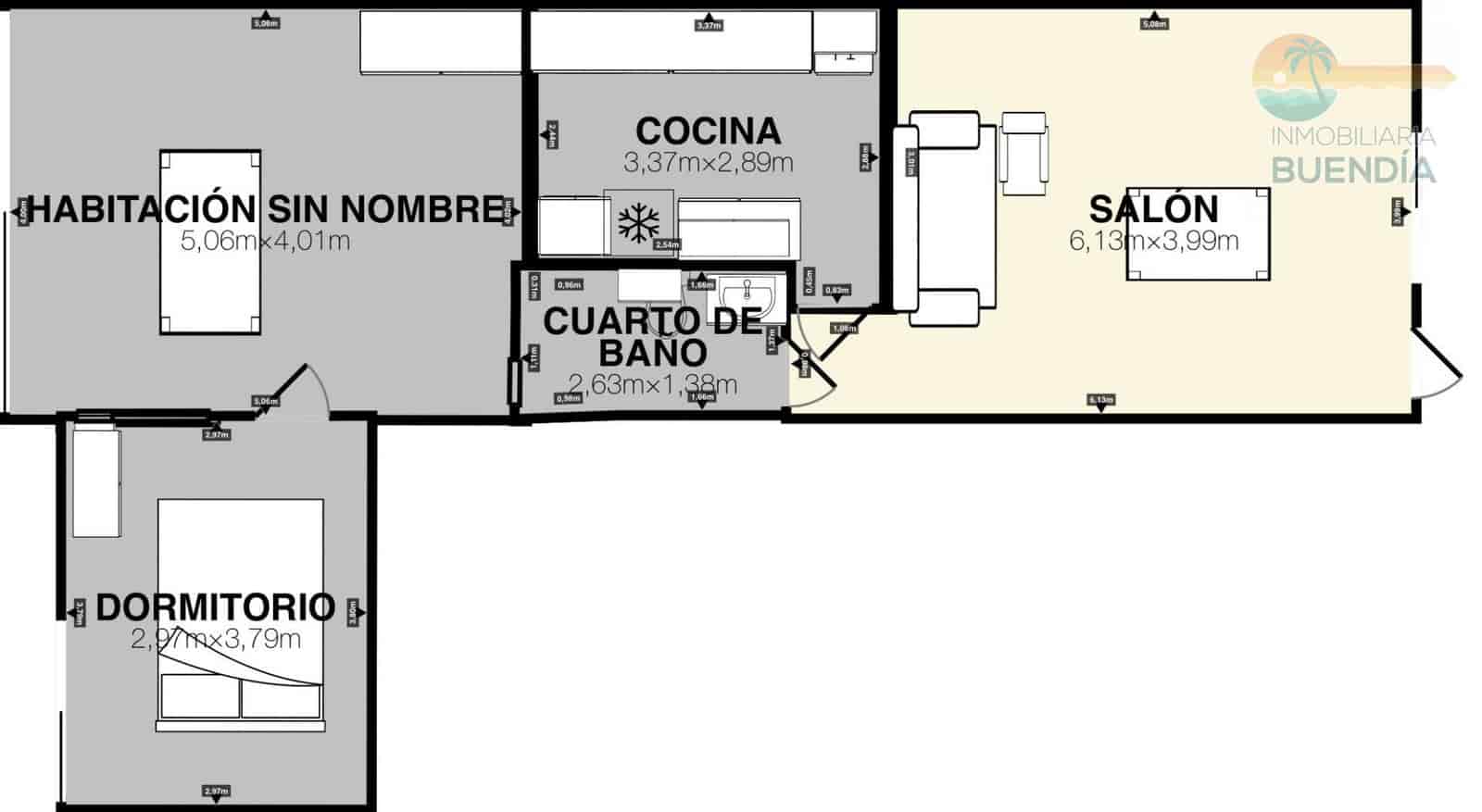 7 soveværelse Lejlighed til salg i Puerto de Mazarron med swimmingpool - € 249.900 (Ref: 8888527)