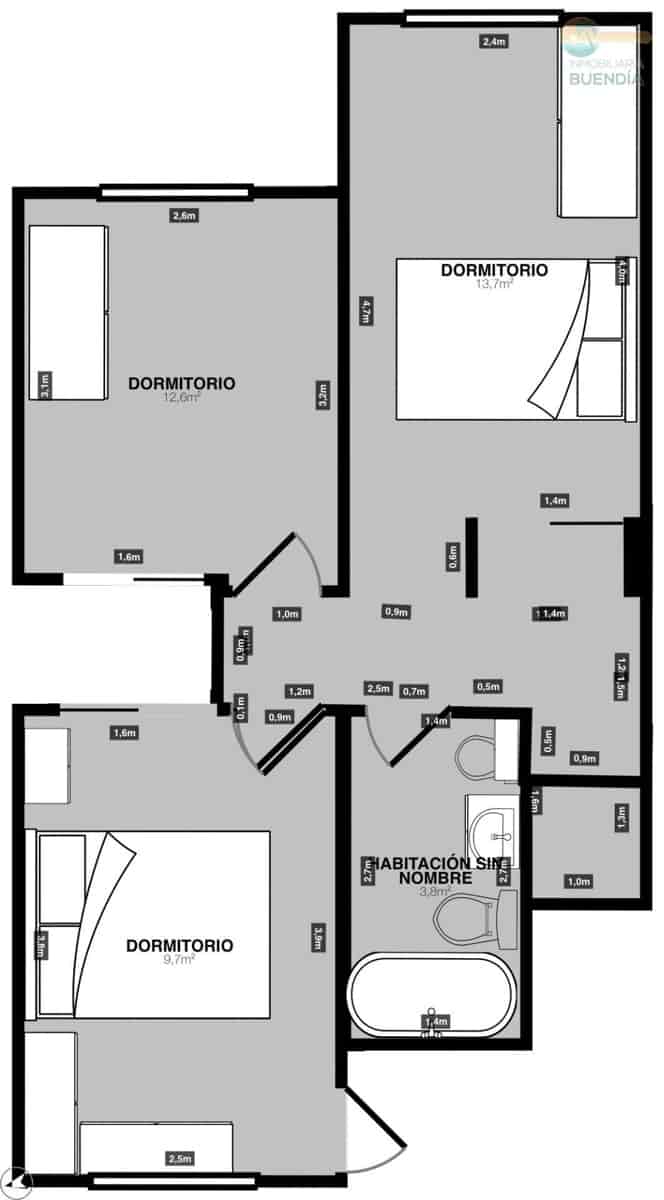 4 soverom Leilighet til salgs i Puerto de Mazarron med garasje - € 239 000 (Ref: 9057676)