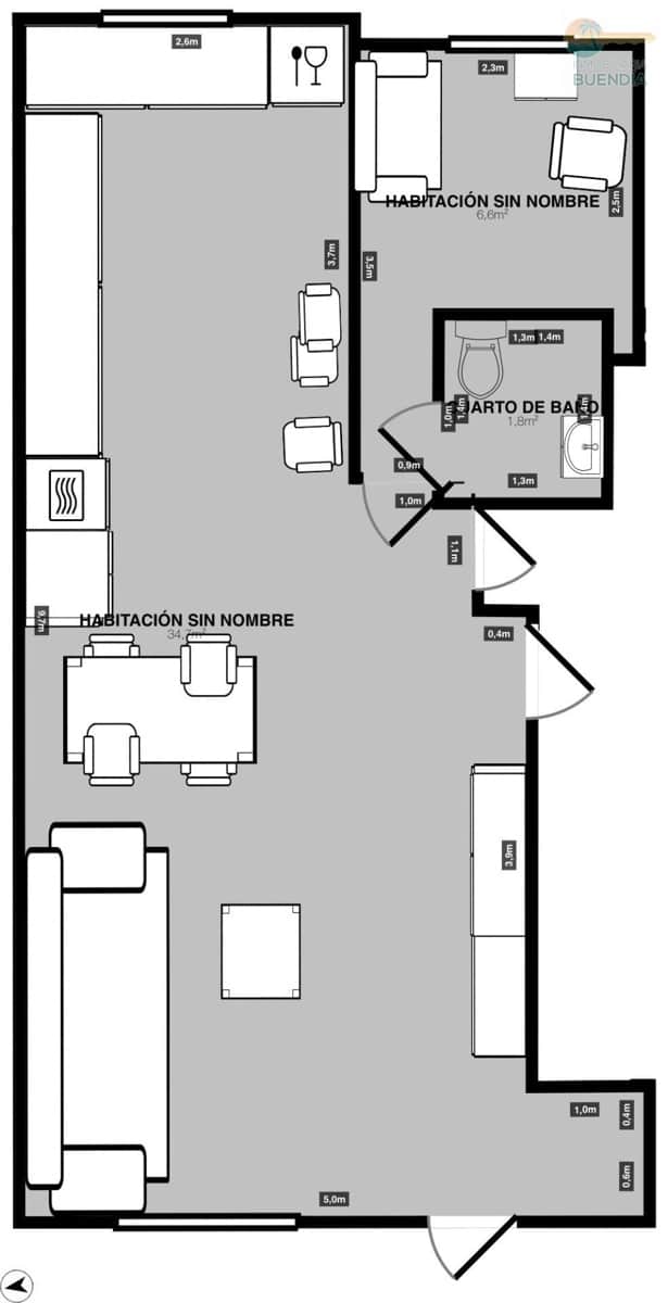 4 soverom Leilighet til salgs i Puerto de Mazarron med garasje - € 239 000 (Ref: 9057676)