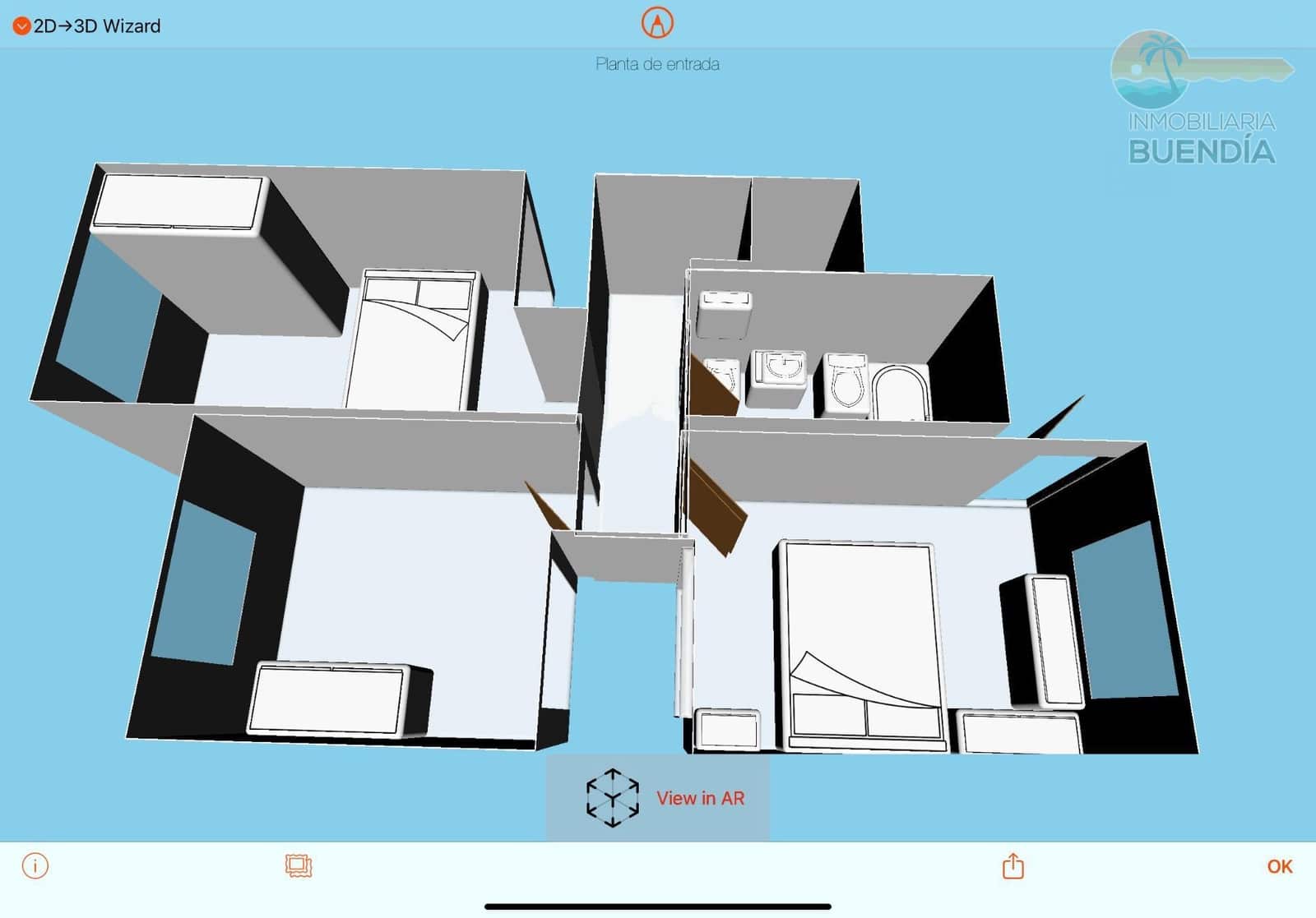 4 soverom Leilighet til salgs i Puerto de Mazarron med garasje - € 239 000 (Ref: 9057676)