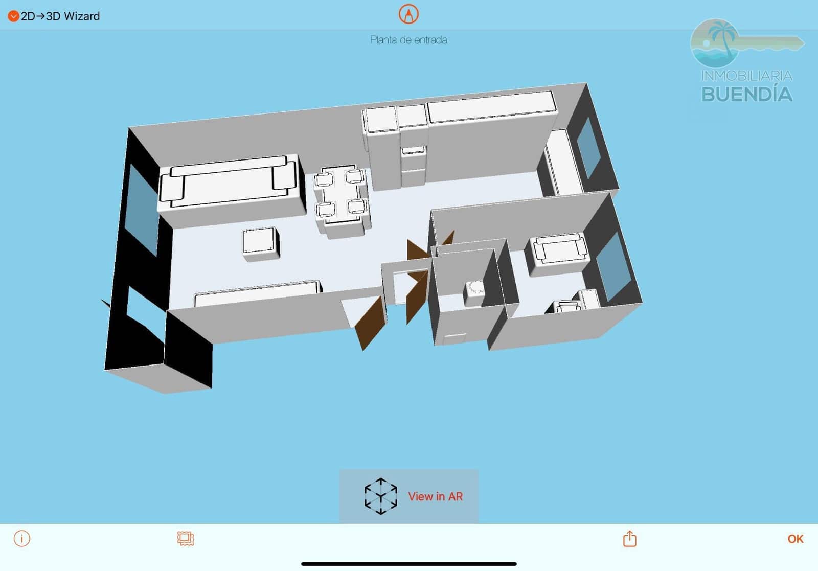 4 soverom Leilighet til salgs i Puerto de Mazarron med garasje - € 239 000 (Ref: 9057676)