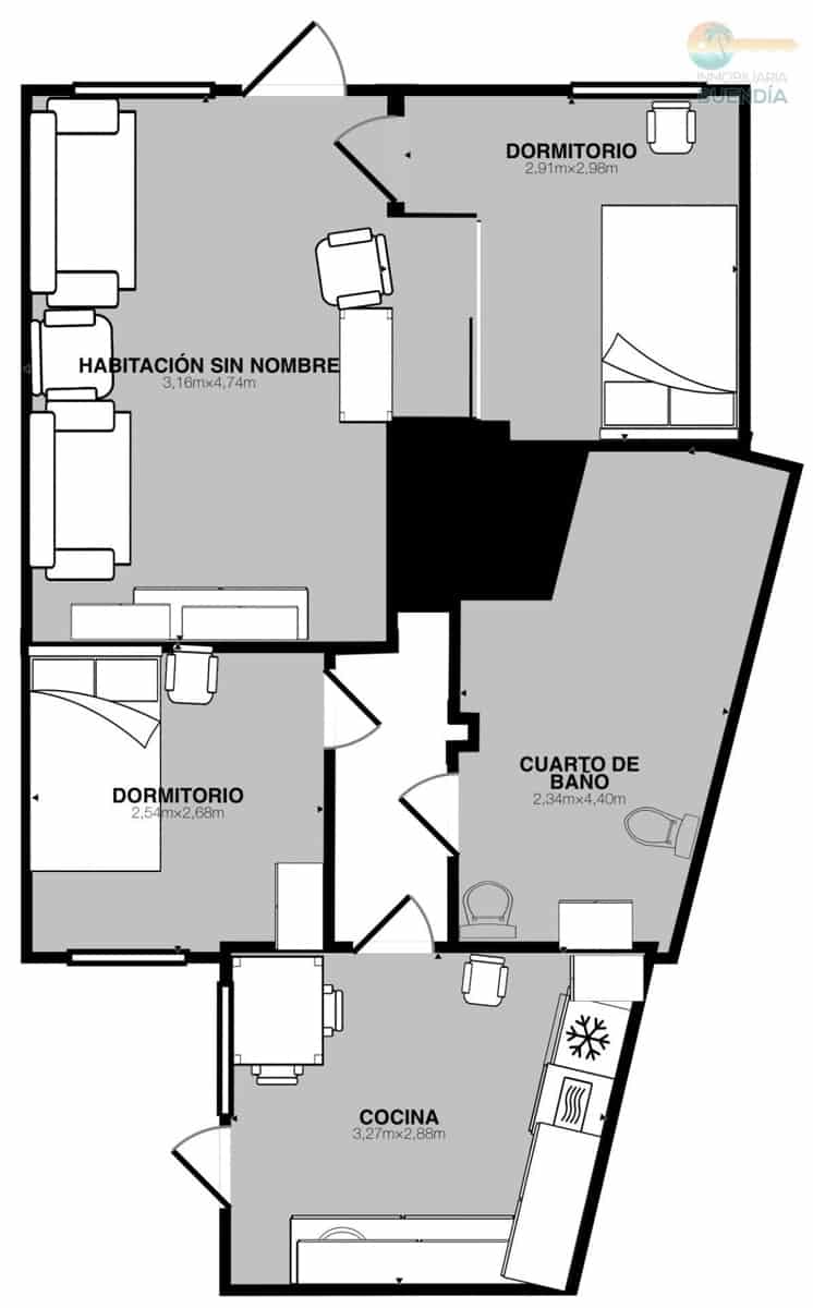 5 soveværelse Lejlighed til salg i Puerto de Mazarron - € 215.000 (Ref: 9116168)