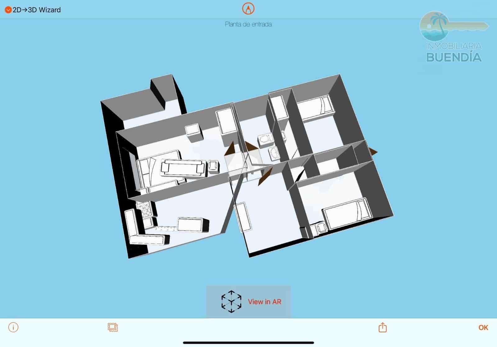 3 slaapkamer Flat te koop in Puerto de Mazarron - € 138.400 (Ref: 9125174)