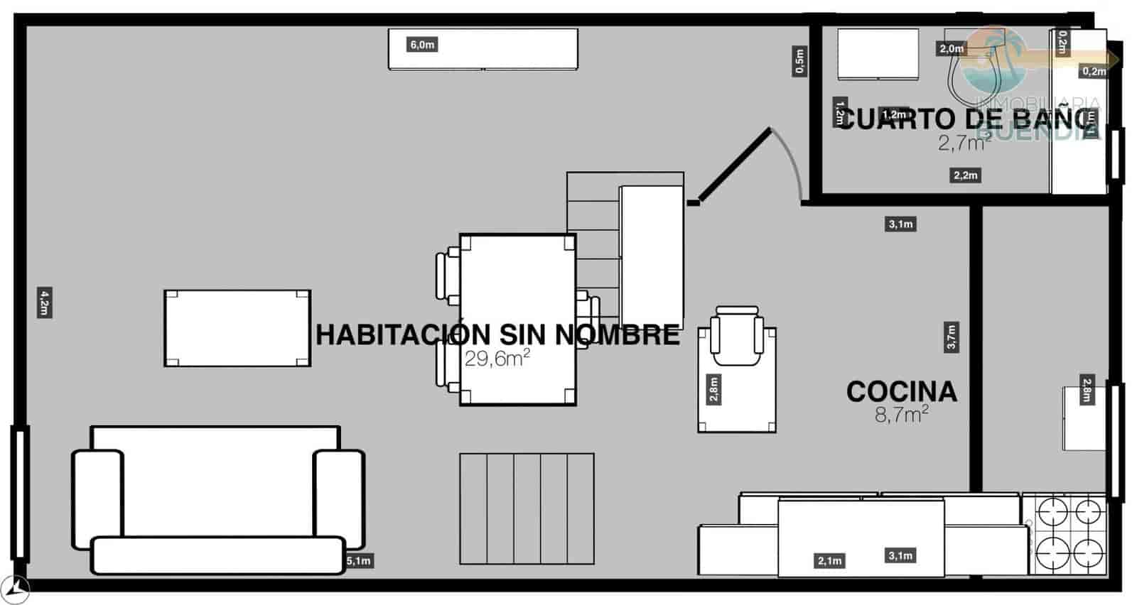 3 soverom Leilighet til salgs i Puerto de Mazarron med svømmebasseng - € 231 000 (Ref: 9126834)