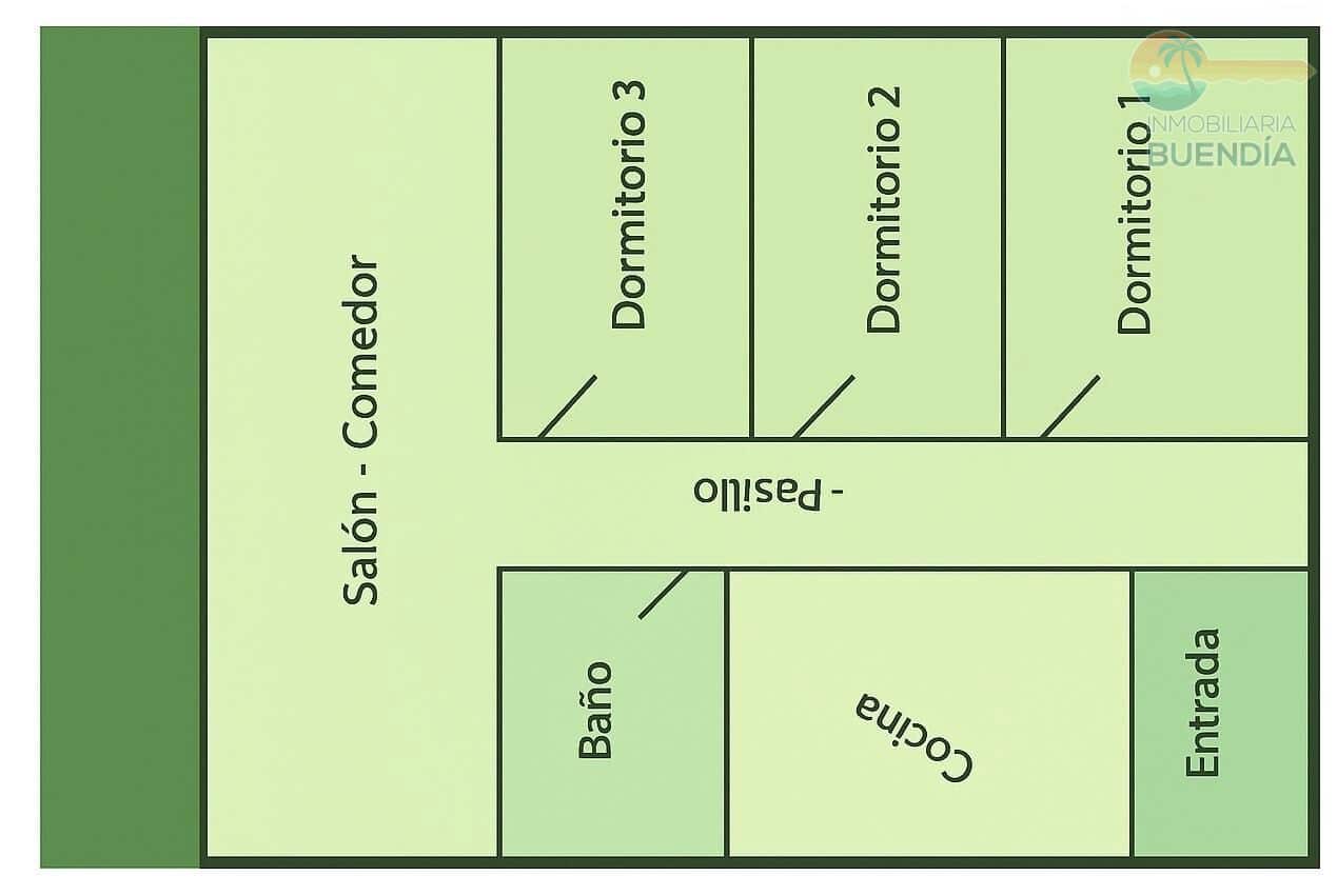 3 sovrum Lägenhet till salu i Puerto de Mazarron - 125 000 € (Ref: 9202502)