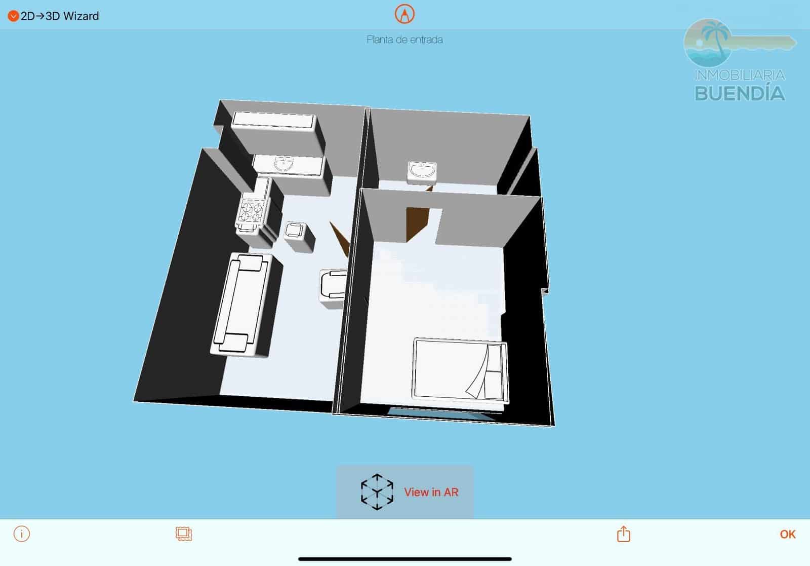 1 soveværelse Lejlighed til salg i Puerto de Mazarron - € 89.900 (Ref: 9206540)
