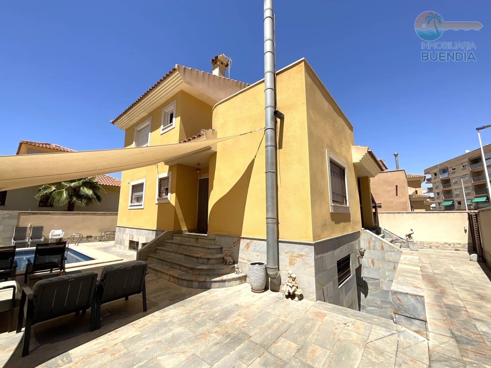4 bedroom Villa for sale in Puerto de Mazarron with pool - € 370,000 (Ref: 9206542)