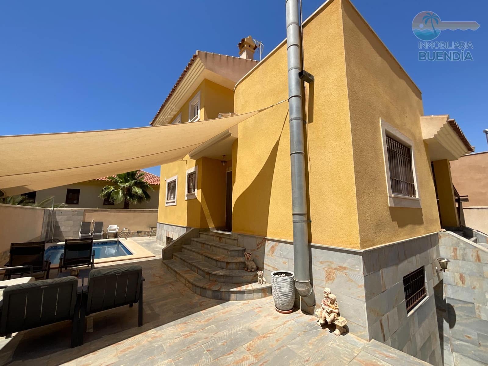 4 bedroom Villa for sale in Puerto de Mazarron with pool - € 370,000 (Ref: 9206542)