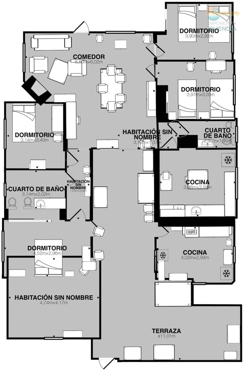 4 soveværelse Finca/Landehus til salg i Hacienda del Alamo med garage - € 365.000 (Ref: 9247355)