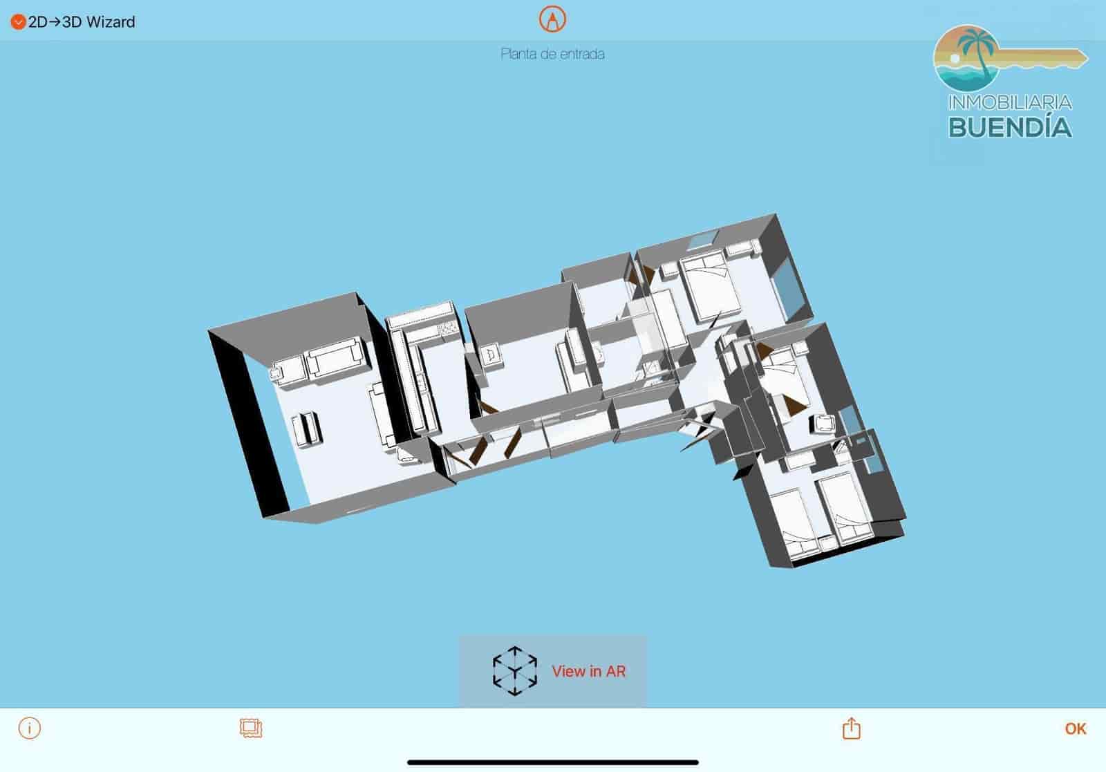 3 sypialnia Mieszkanie na sprzedaż w Puerto de Mazarron - 345 000 € (Ref: 9291686)