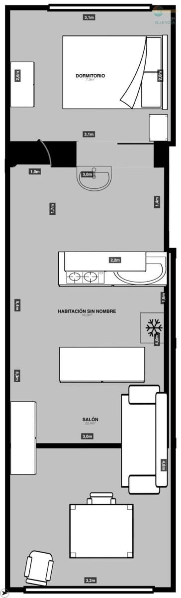 1 slaapkamer Appartement te koop in Puerto de Mazarron met zwembad - € 114.900 (Ref: 9341287)