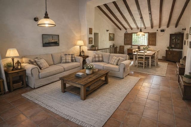 4 soveværelse Finca/Landehus til salg i Los Puertos, Cartagena med swimmingpool garage - € 225.000 (Ref: 9359683)