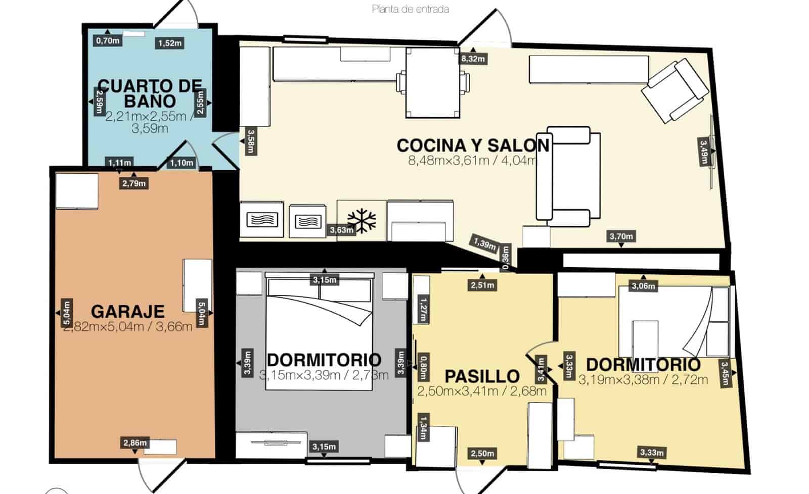 3 sovrum Finca/Hus på landet till salu i Las Palas med garage - 149 995 € (Ref: 9417654)