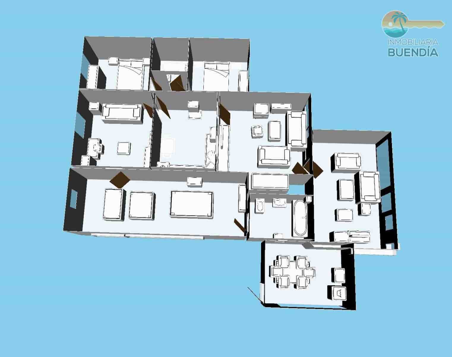 3 sypialnia Finka/Dom wiejski na sprzedaż w Fuente Alamo de Murcia z basenem - 210 000 € (Ref: 9419873)