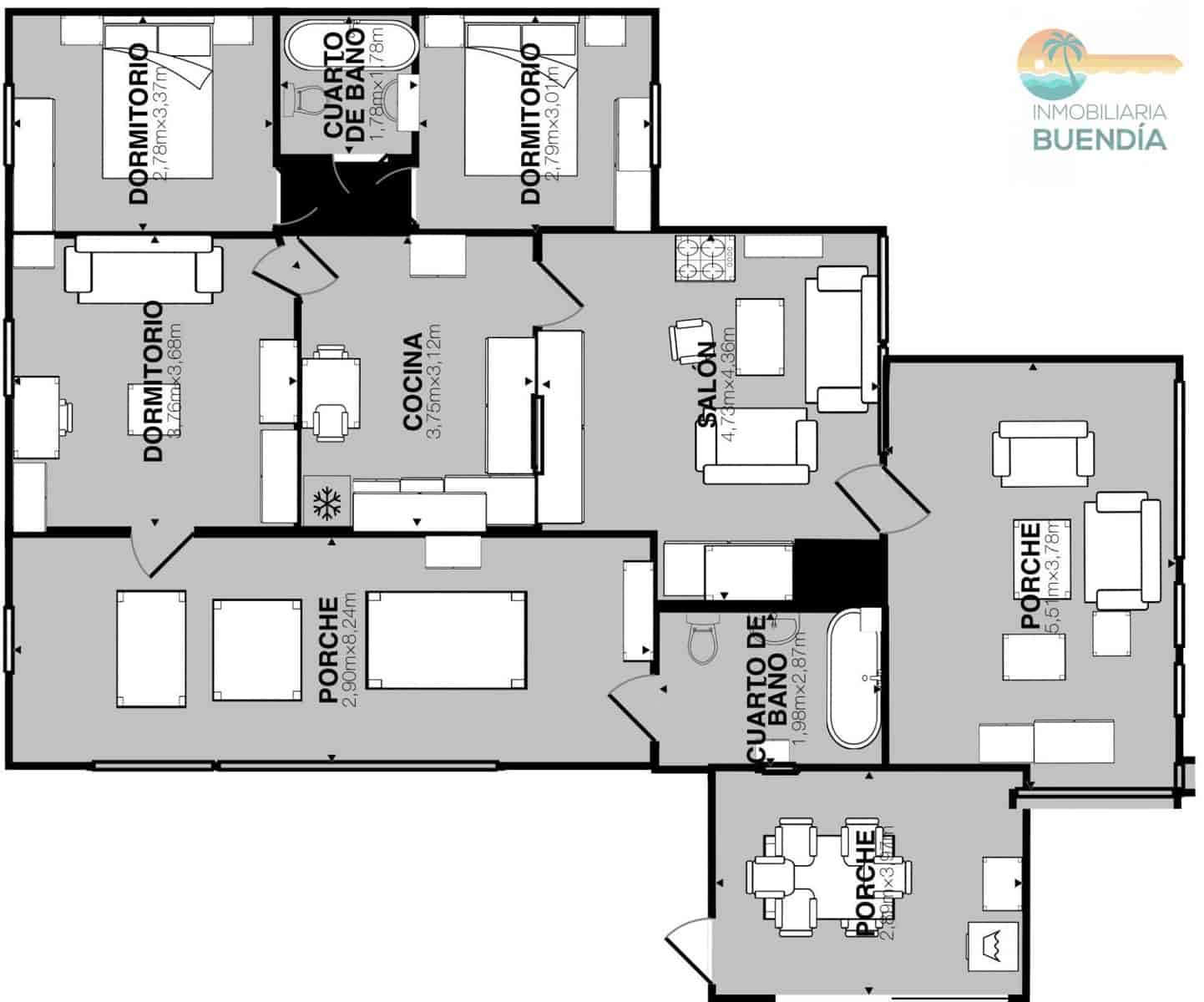 3 sypialnia Finka/Dom wiejski na sprzedaż w Fuente Alamo de Murcia z basenem - 210 000 € (Ref: 9419873)