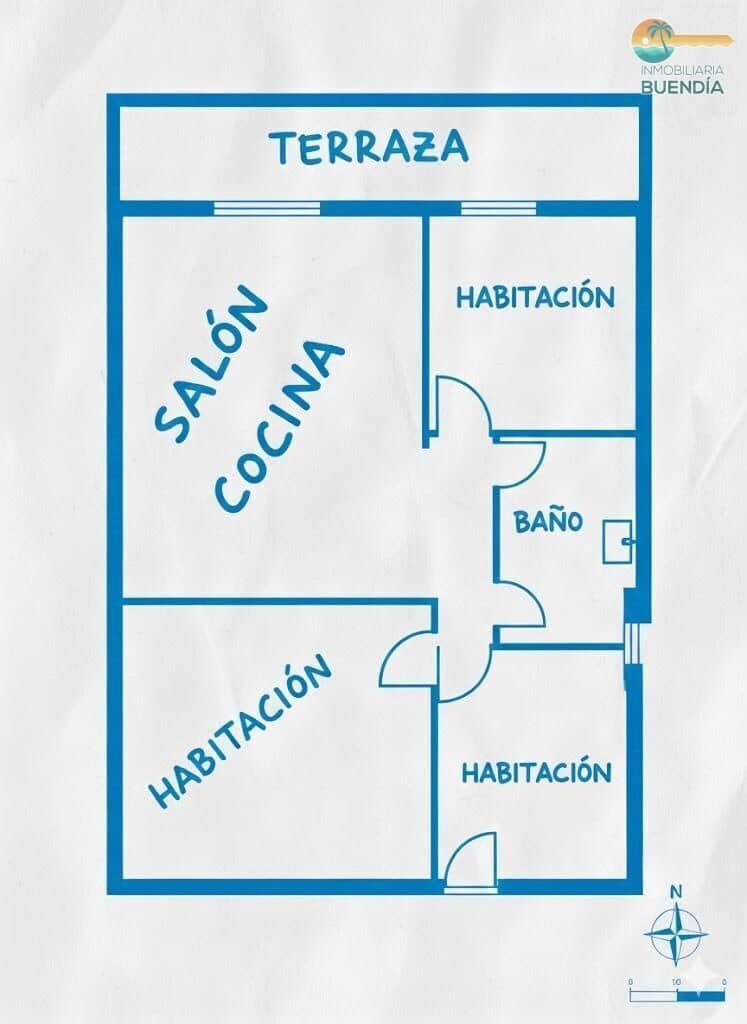 3 makuuhuone Asunto myytävänä paikassa Puerto de Mazarron - 169 000 € (Ref: 9431564)