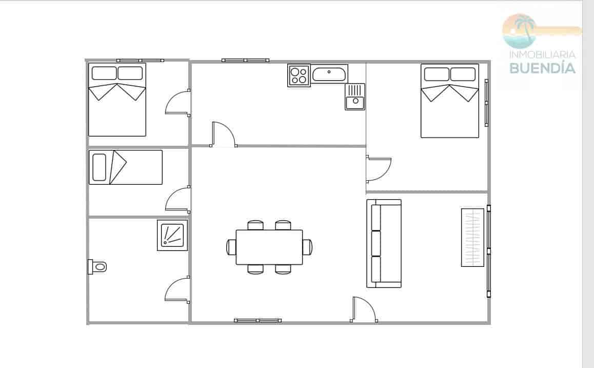 3 makuuhuone Huoneisto myytävänä paikassa Cartagena - 265 000 € (Ref: 9524402)