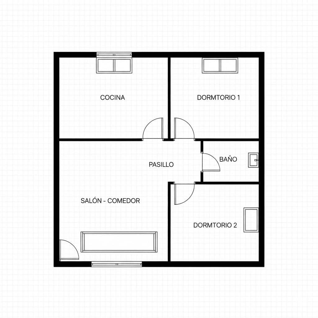 Pareado de 2 habitaciones en Camposol en venta - 124.995 € (Ref: 9536806)