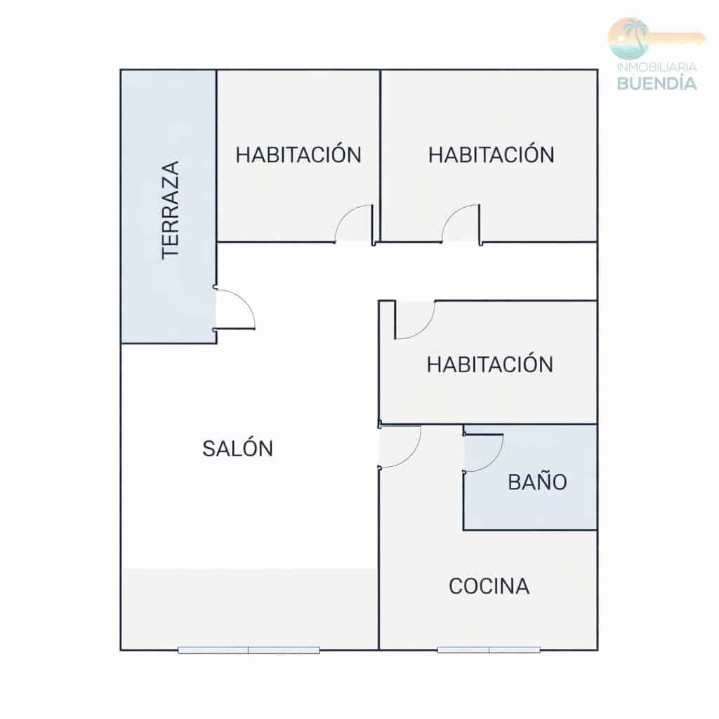 3 quarto Apartamento para venda em Puerto de Mazarron - 118 000 € (Ref: 9583010)