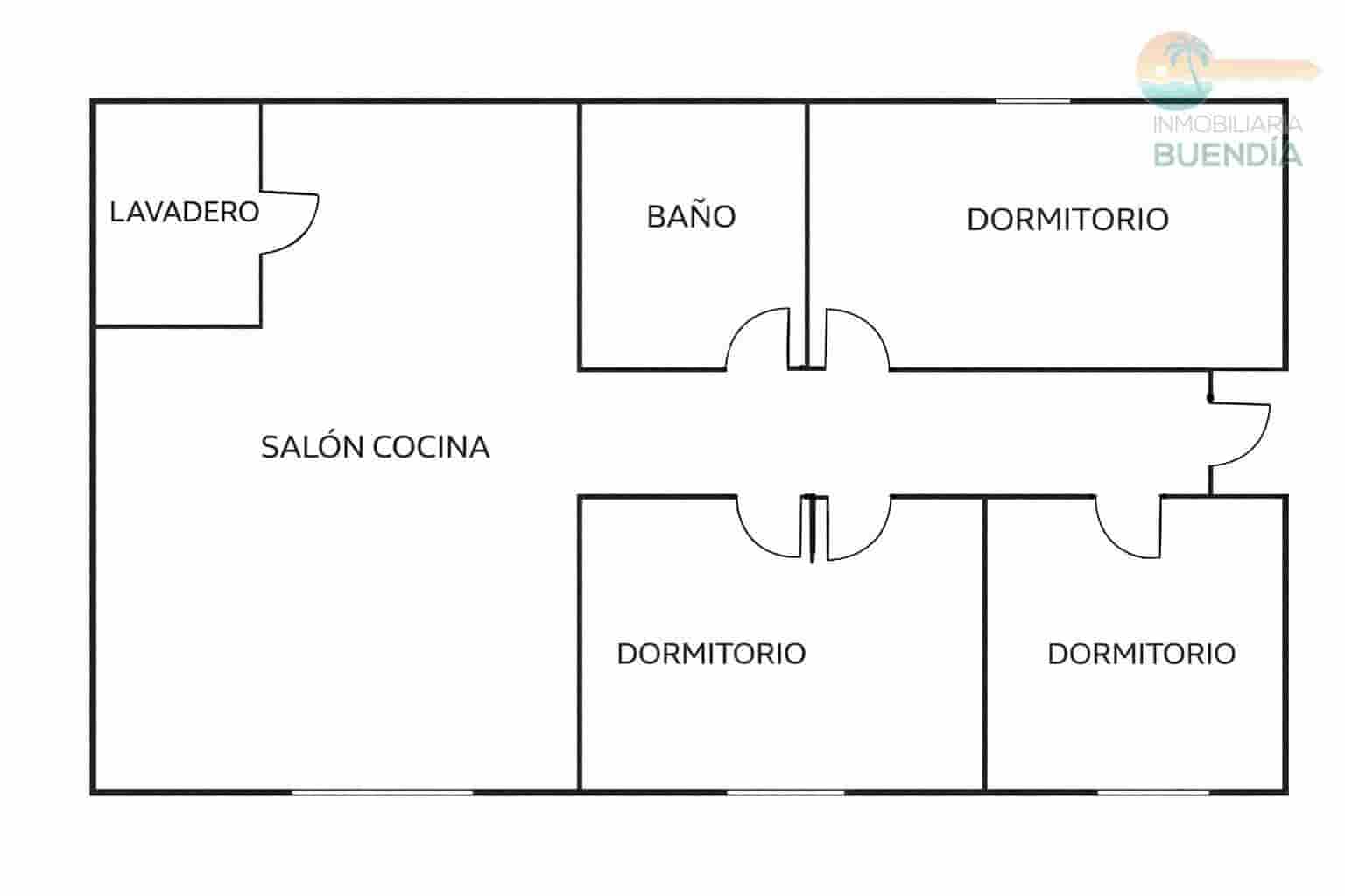 5 camera da letto Appartamento in vendita in Puerto de Mazarron - 231.500 € (Rif: 9586601)